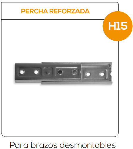 Percha Reforzada - Para brazos desmontables